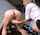blonde ballpopping mistress