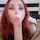 black blowjob redhead