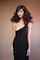 model black dress boobs