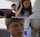 car teen brunette