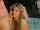 blonde blowjob poolside