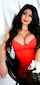 brunette red big boobs