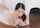 blue eyes brunette blowjob