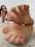 brunette feet nylon