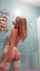 blond shower ass