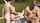 brunette foursome outdoor