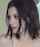 beauty dark hair pale