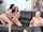 lesbian strapon threesome