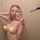 blonde teenager selfie