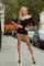 legs blonde dress