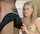 blonde pigtails interracial