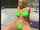bikini curvy blonde