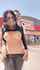 brunette latina public