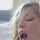 blonde blowjob saliva
