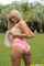 ass blonde public