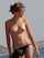 teen topless brunette