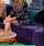 blonde dress reverse cowgirl