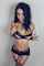 brunette lingerie teen