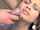 teen brunette facial