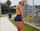 blonde shorts public