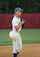 white athletic softball