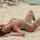 beach brunette big tits