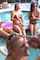 pool blonde cumshot