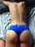 bed blue pantie cumshot