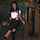dark hair amateur model