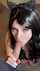 blowjob green eyes dark hair