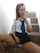 schoolgirl brunette flashing