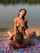 beach dark hair small tits