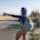 hitchhiker brunette straight
