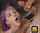 purple hair tiny slender