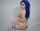 amateur blue hair teen
