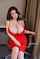 asian big tits red dress