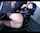dark hair blowjob stockings