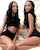 brunette twins petite