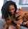 dark hair ebony lesbian