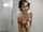 brunette shower cute