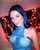 big tits teen blue hair