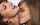 lesbian kissing brunette