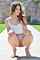 pussy public brunette