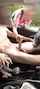 car hand job cumshot
