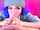 blue hair cute amateur