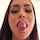 tongue drool pornstar