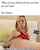 blonde meme red shirt