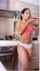 coocking girl panties pony tail