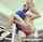 ads blonde standing