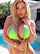 big tits bikini green bikini